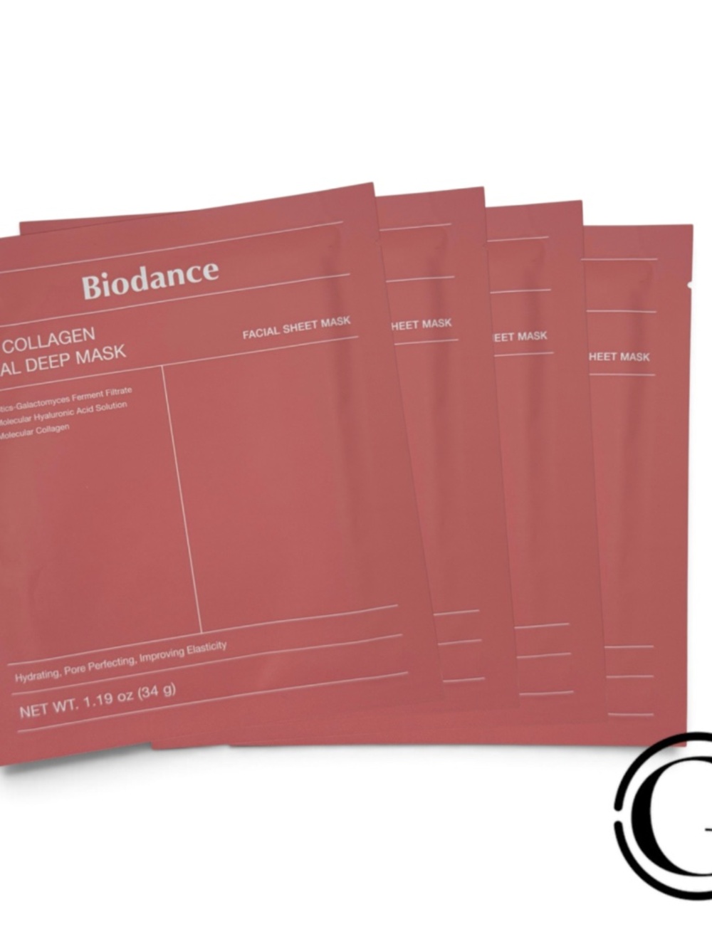 Biodance Bio Collagen Real Deep Mask 4 Sheets 34g Overnight Hydrogel